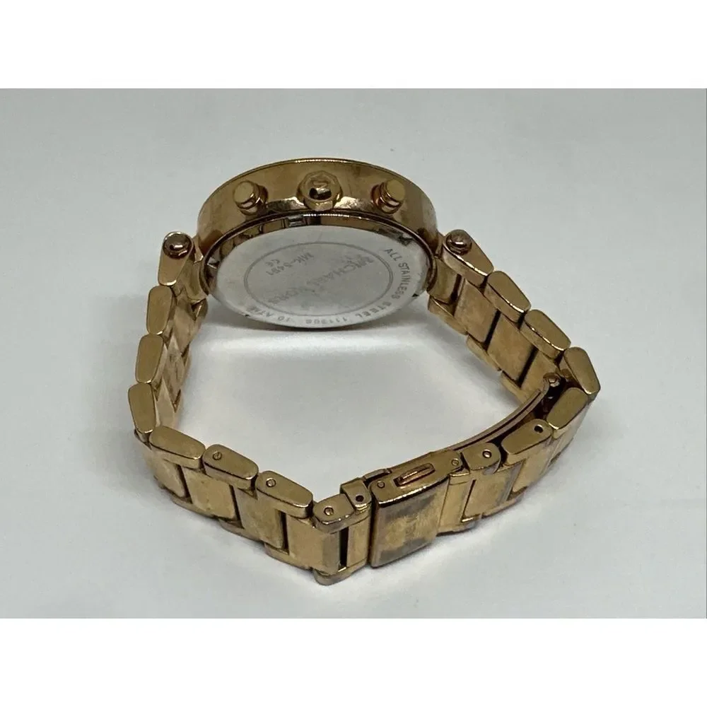 Michael Kors Parker MK5491 Women's Gold Stainless Steel Analog Dial Watch NUL32